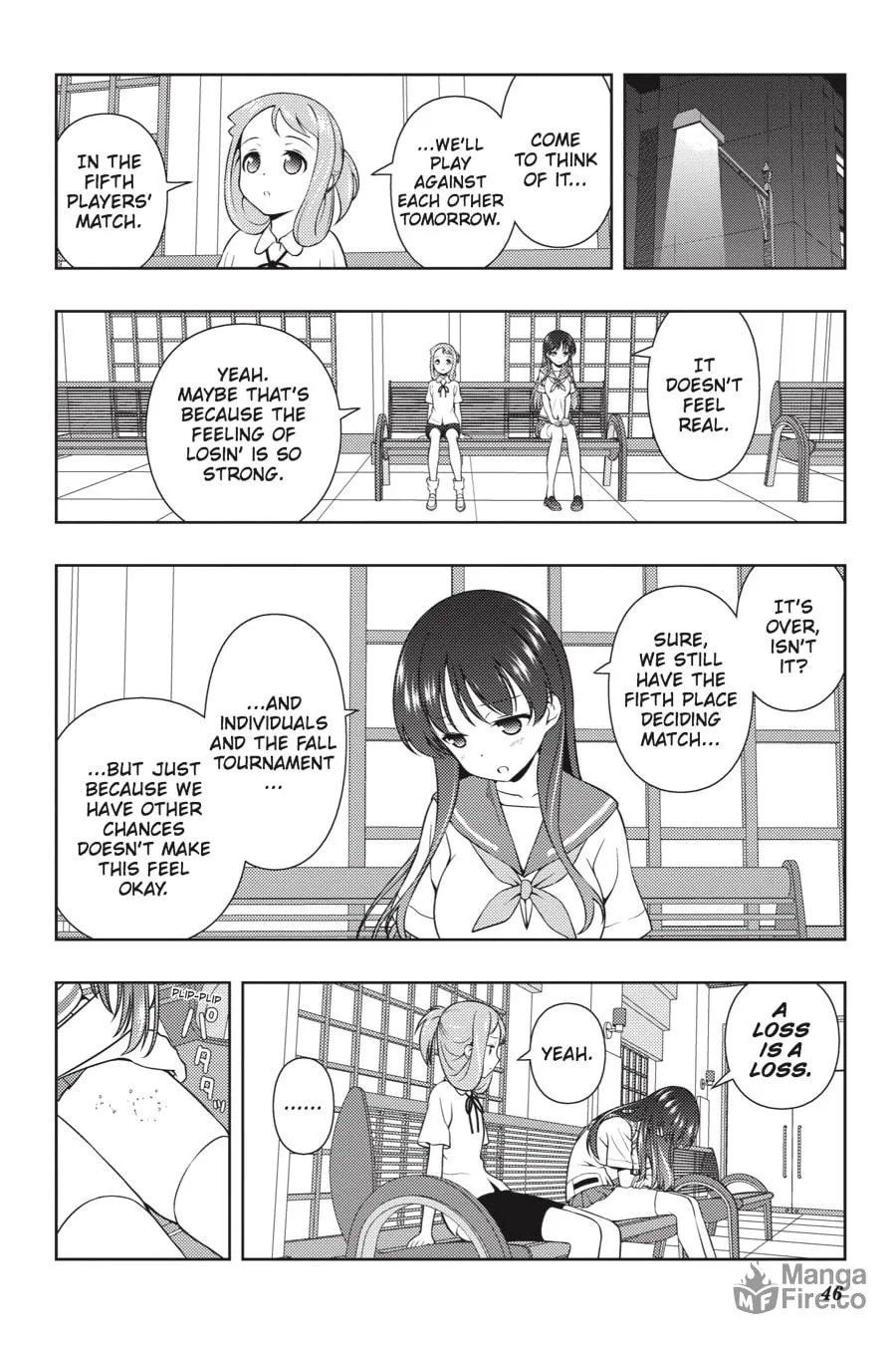 Saki Chapter 157 page 12 - 