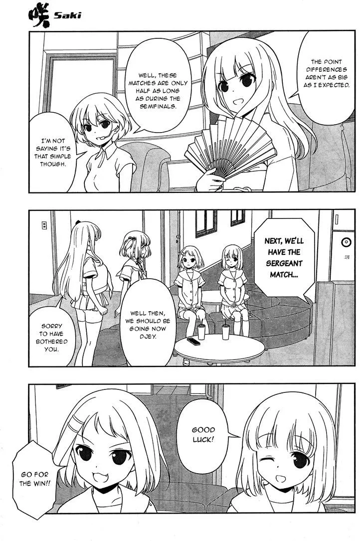 Saki Chapter 165.1 page 14 - 