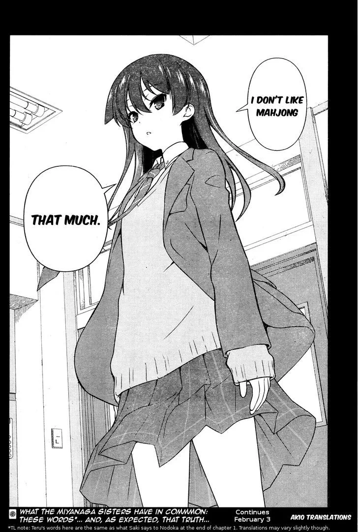 Saki Chapter 169.1 page 16 - 