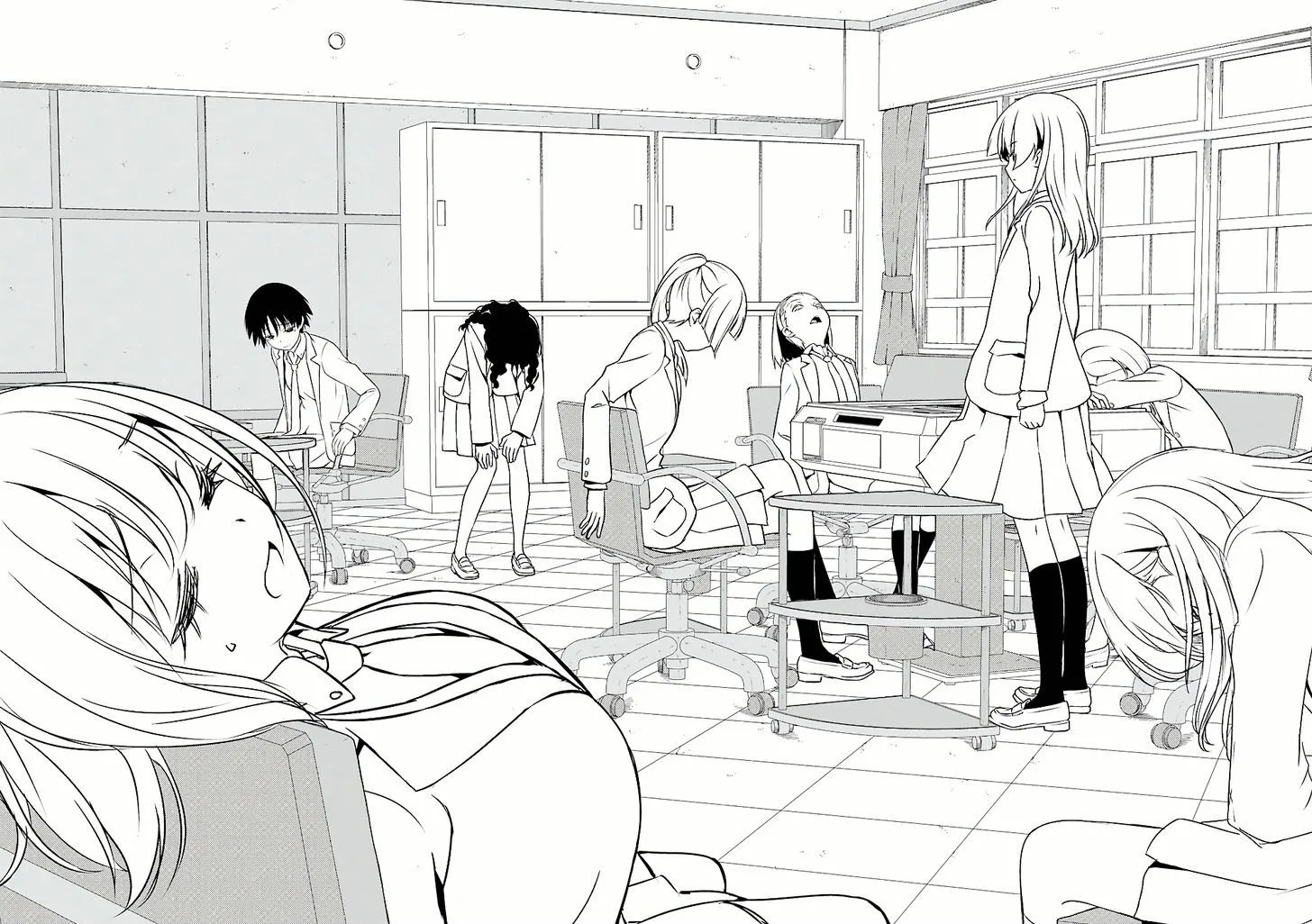 Saki Chapter 172.1 page 7 - 
