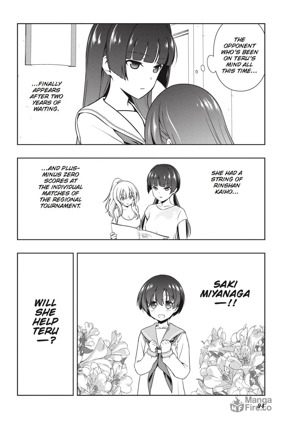Saki Chapter 172 page 10 - 