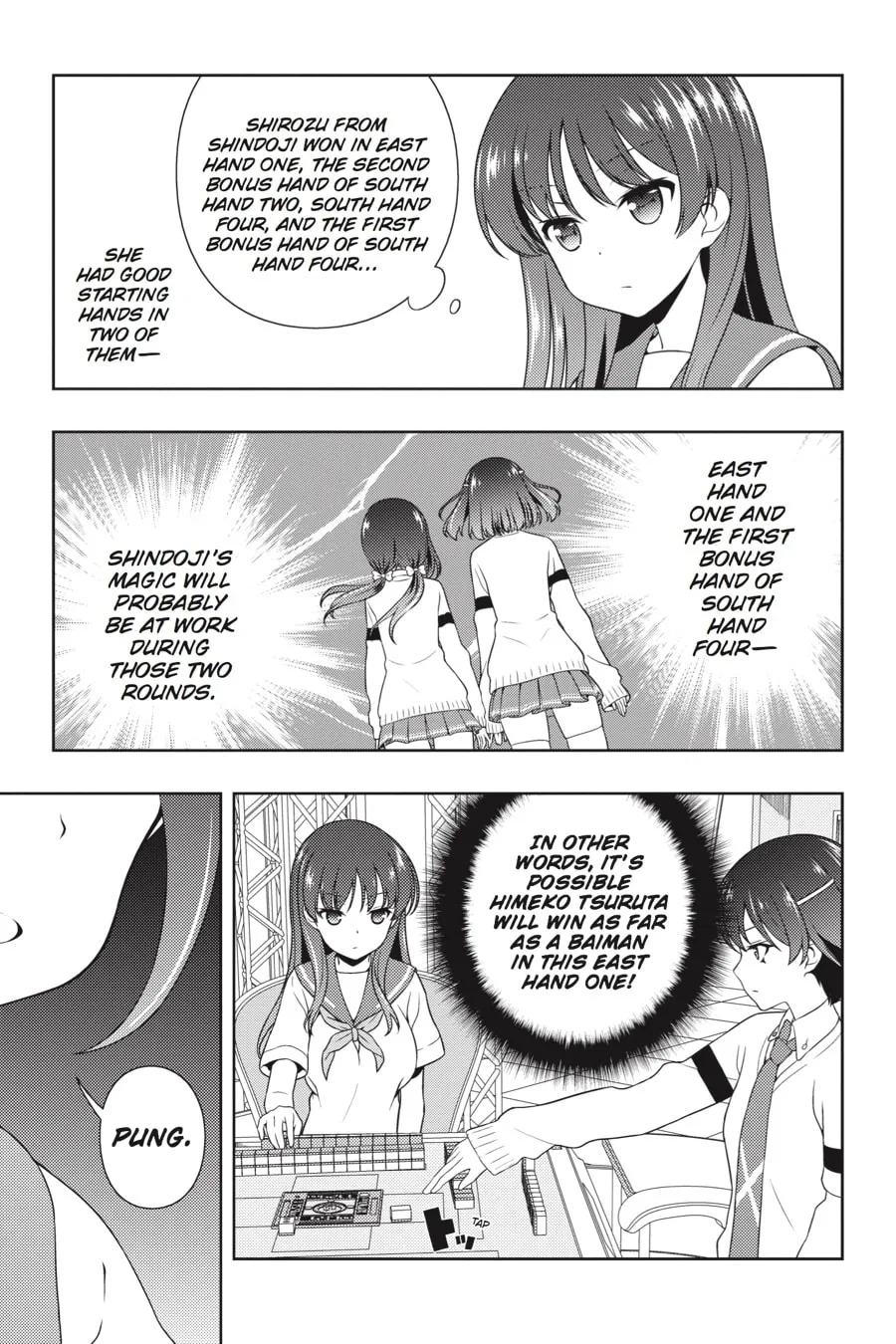 Saki Chapter 184 page 4 - 