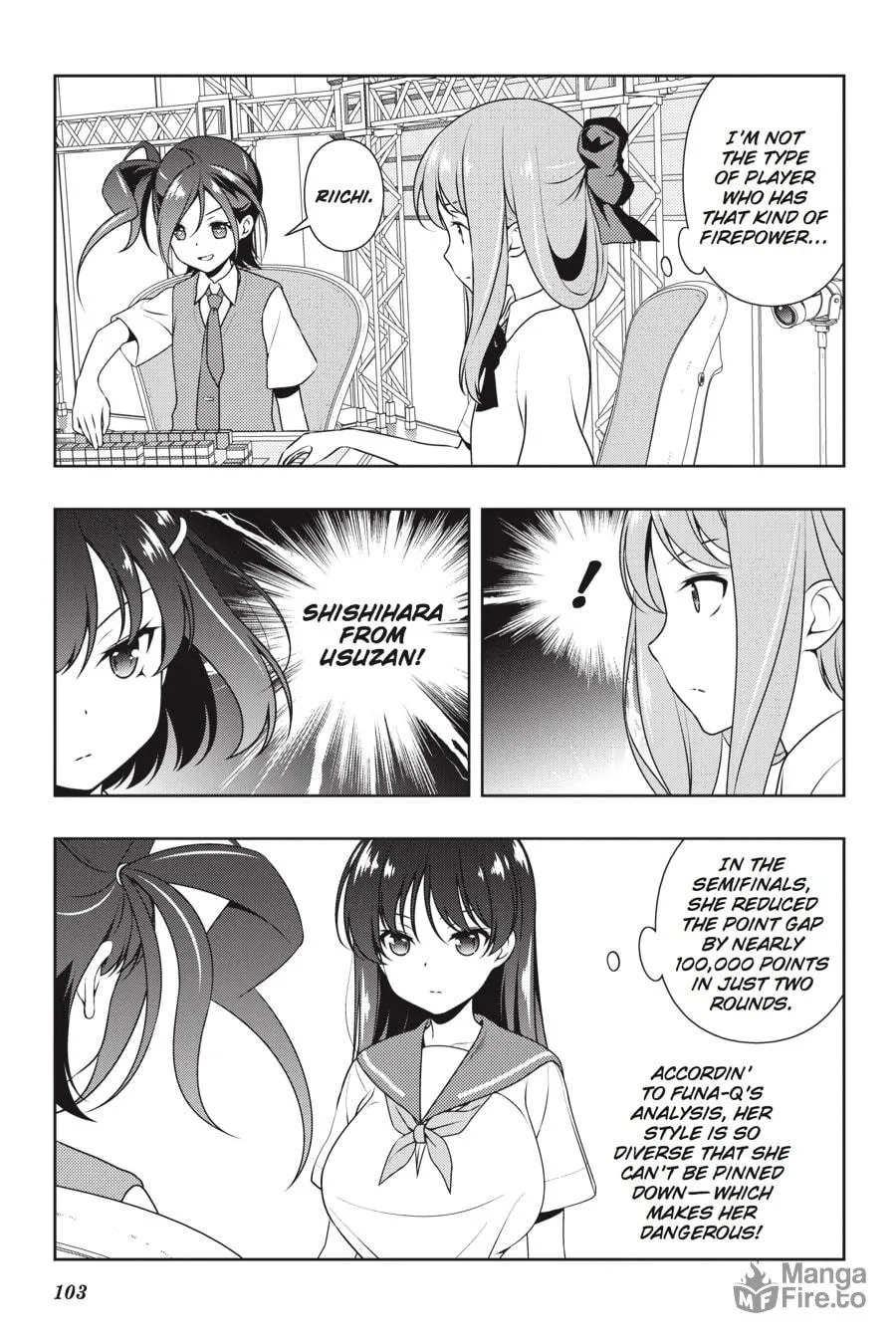 Saki Chapter 185 page 3 - 