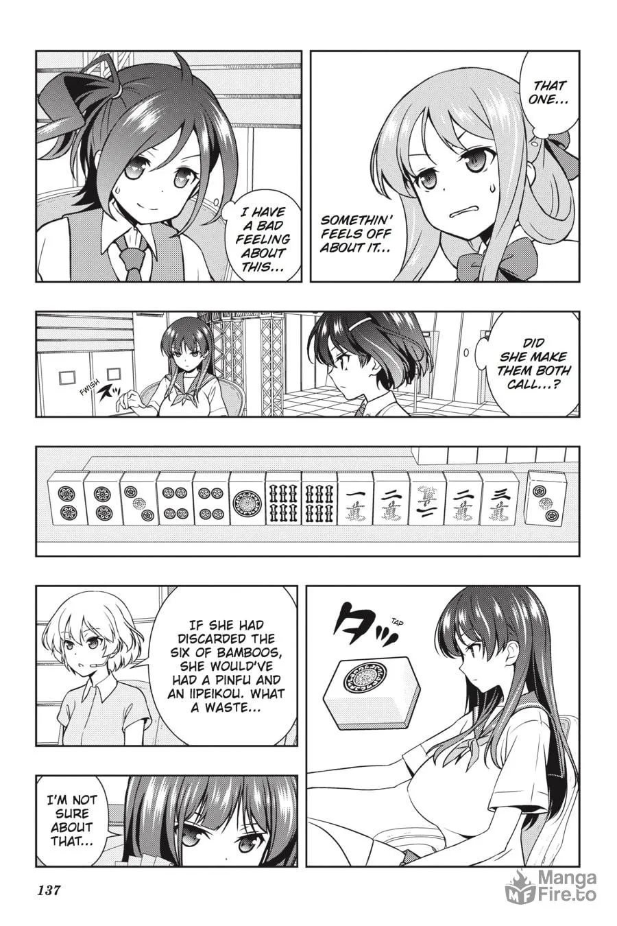 Saki Chapter 187 page 5 - 