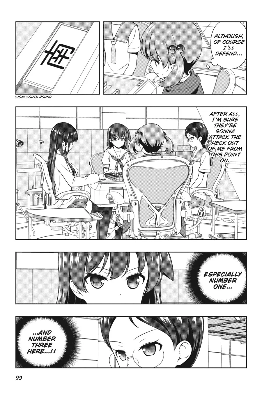 Saki Chapter 197 page 1 - 
