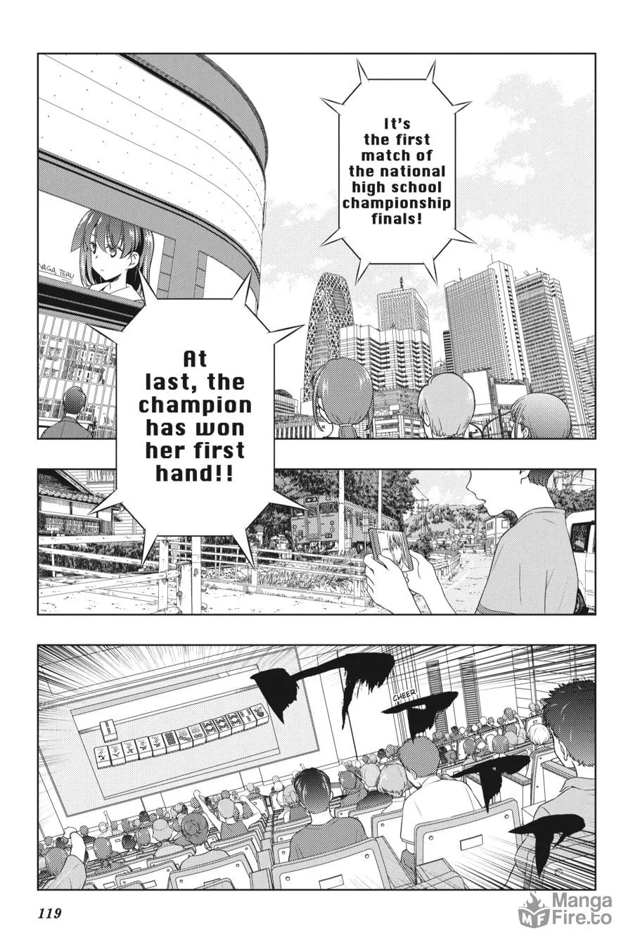 Saki Chapter 198 page 3 - 