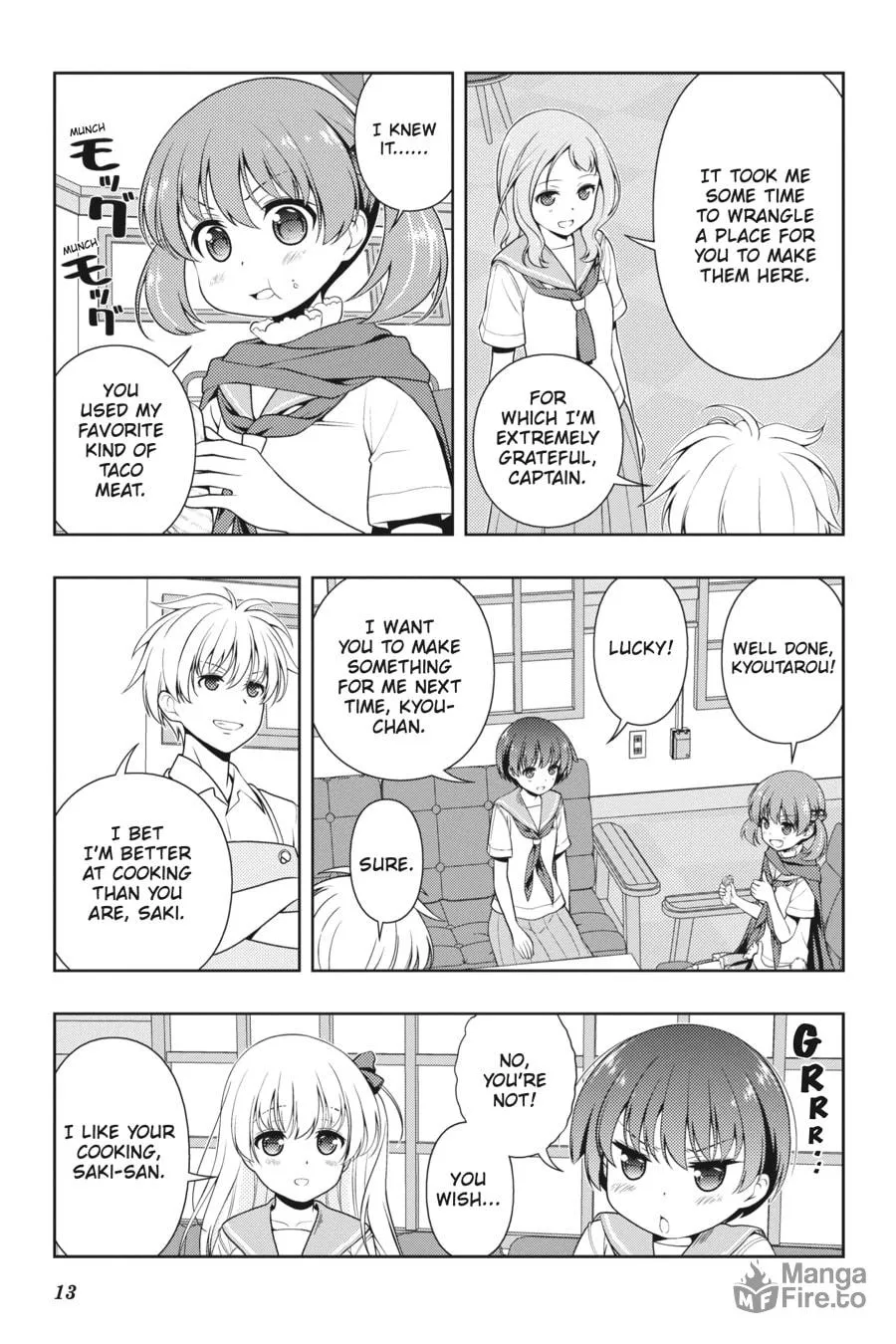 Saki Chapter 202 page 12 - 