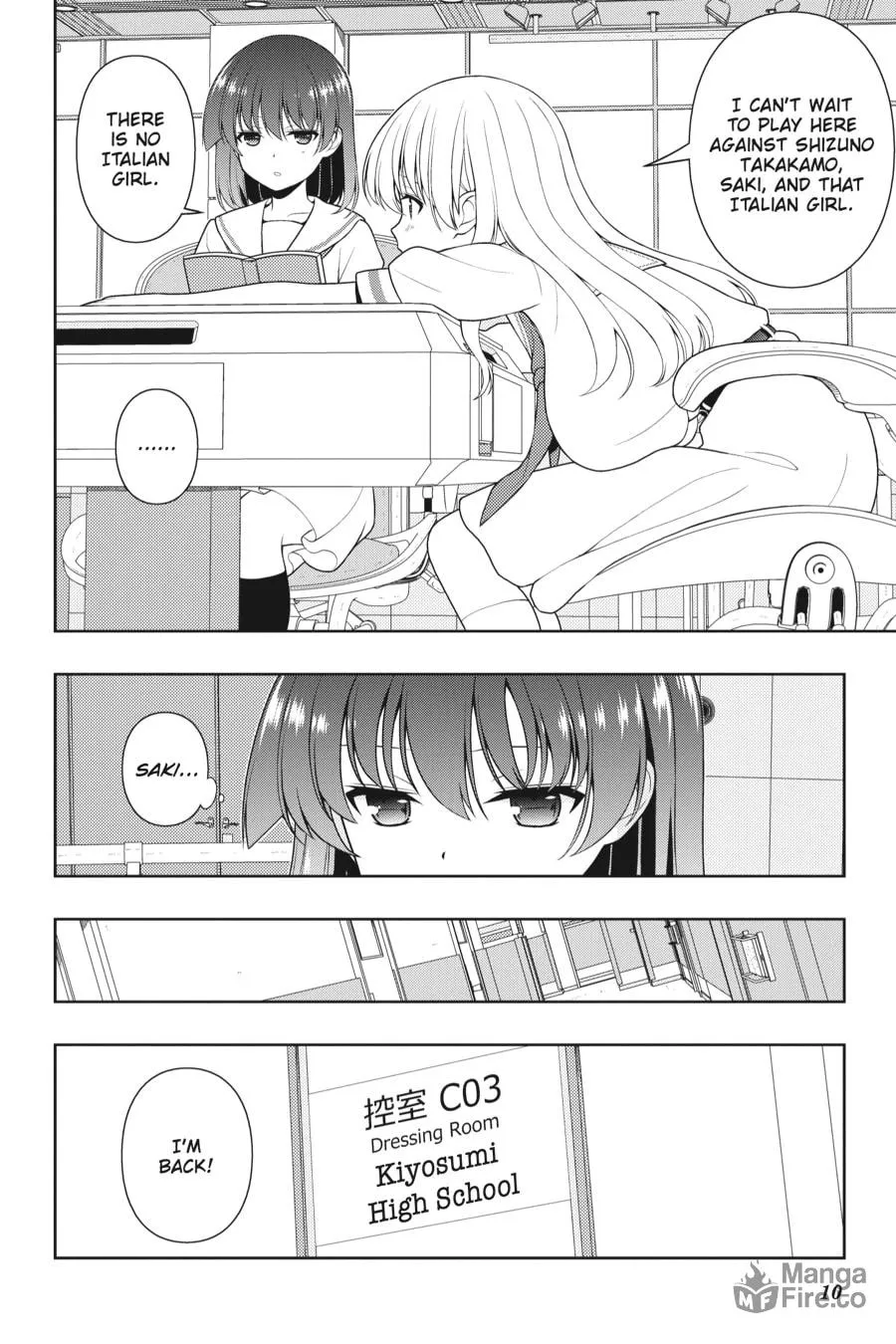 Saki Chapter 202 page 9 - 