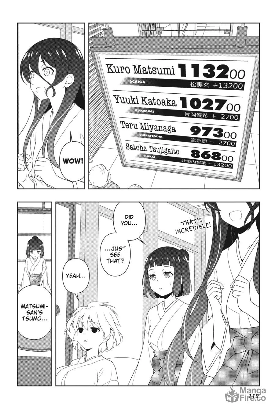 Saki Chapter 208 page 9 - 