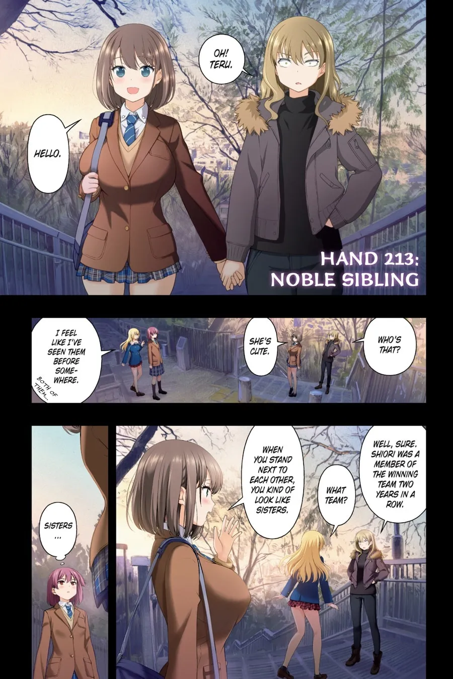 Saki Chapter 213 page 1 - 