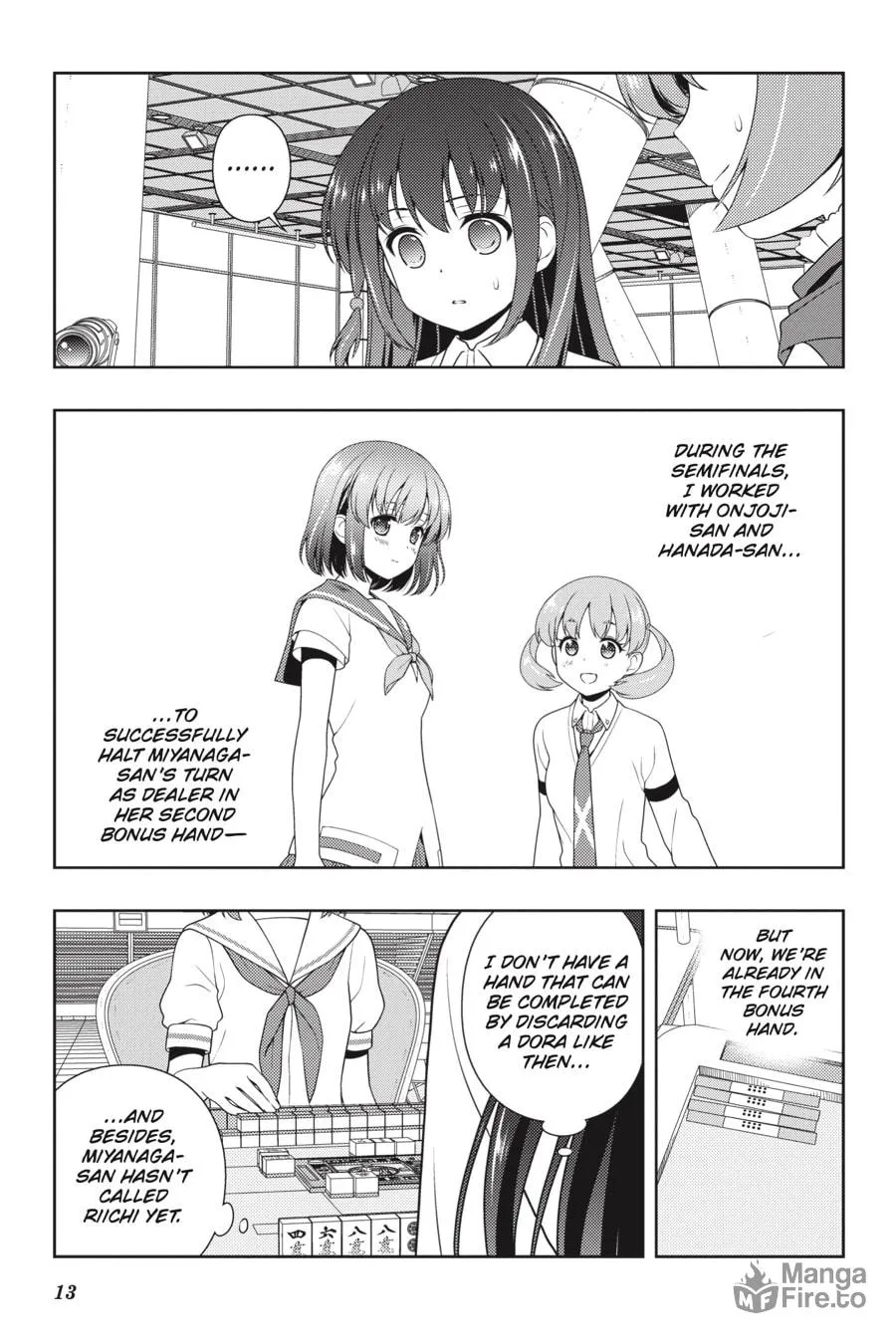 Saki Chapter 213 page 12 - 