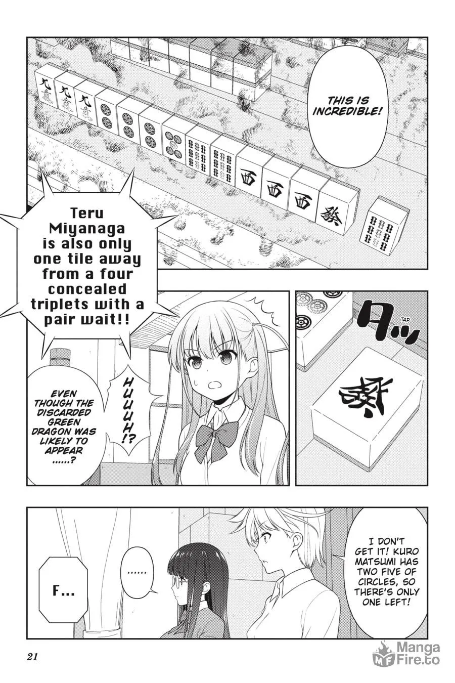 Saki Chapter 214 page 5 - 