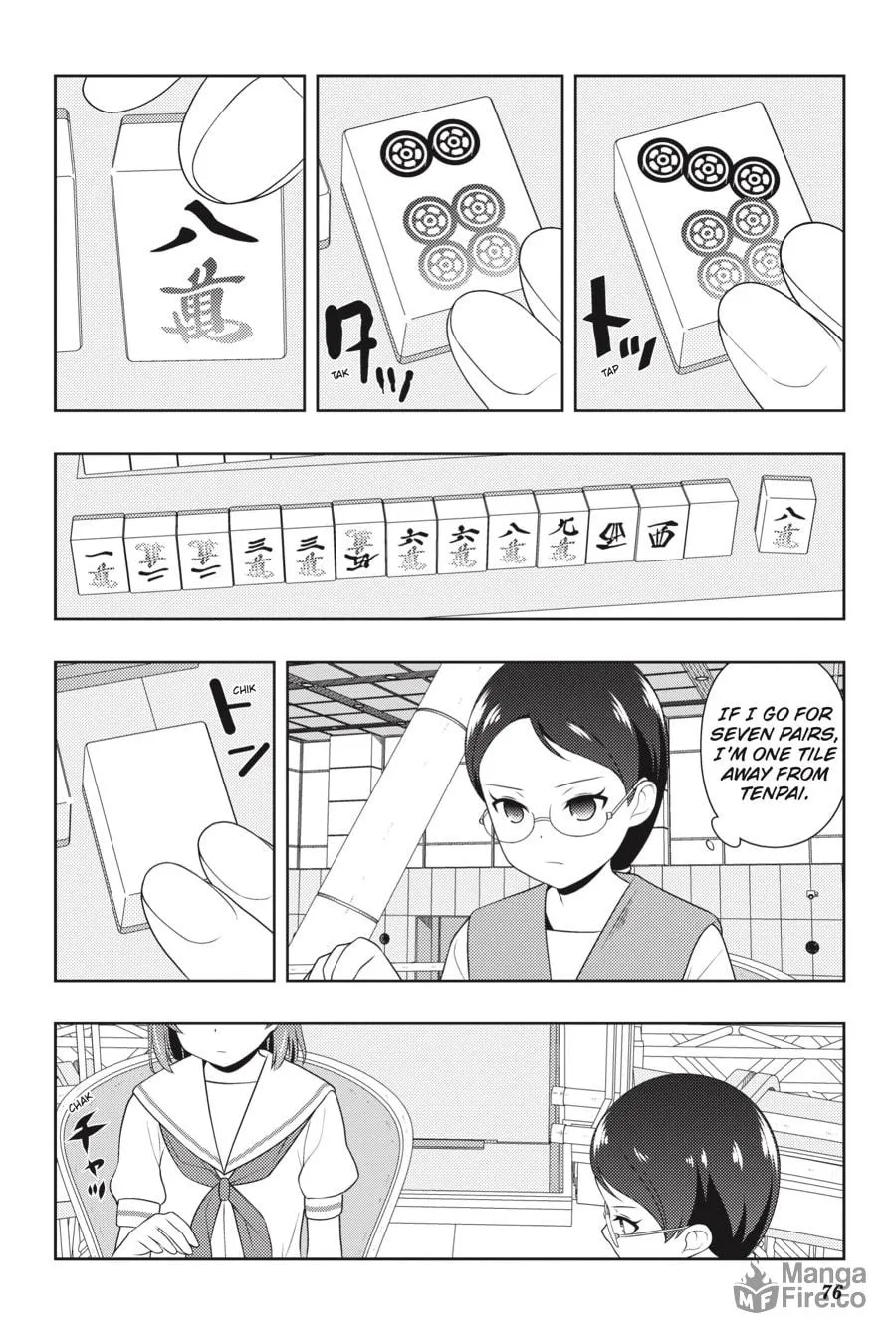 Saki Chapter 217 page 12 - 