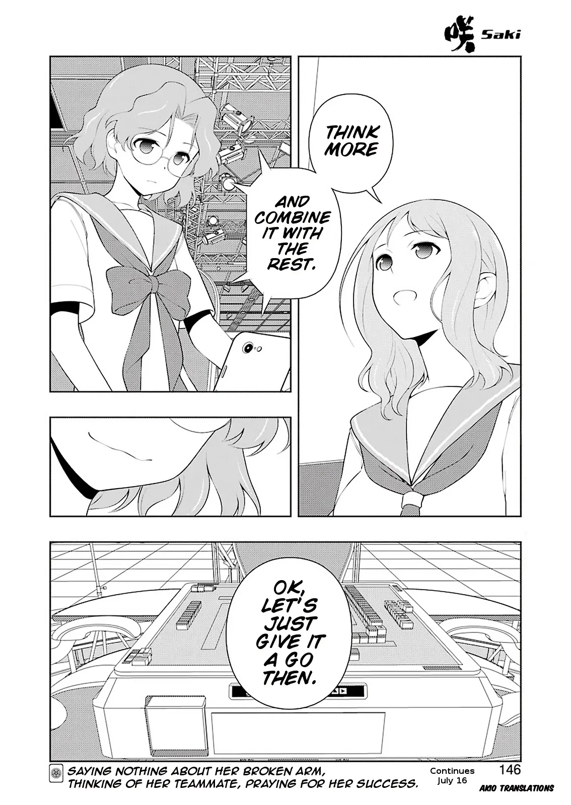 Saki Chapter 232.99 page 15 - 