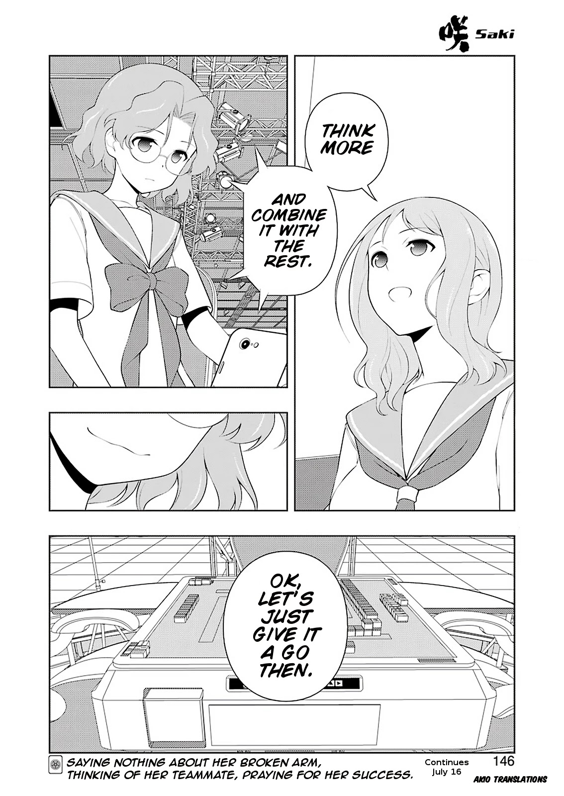 Saki Chapter 233.1 page 15 - 