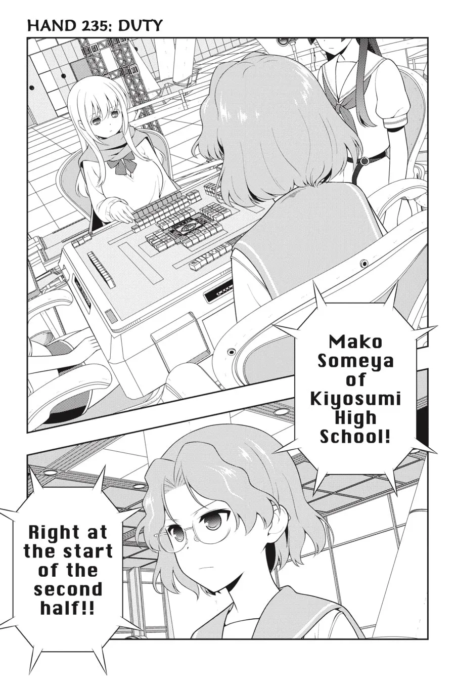 Saki Chapter 235 page 1 - 