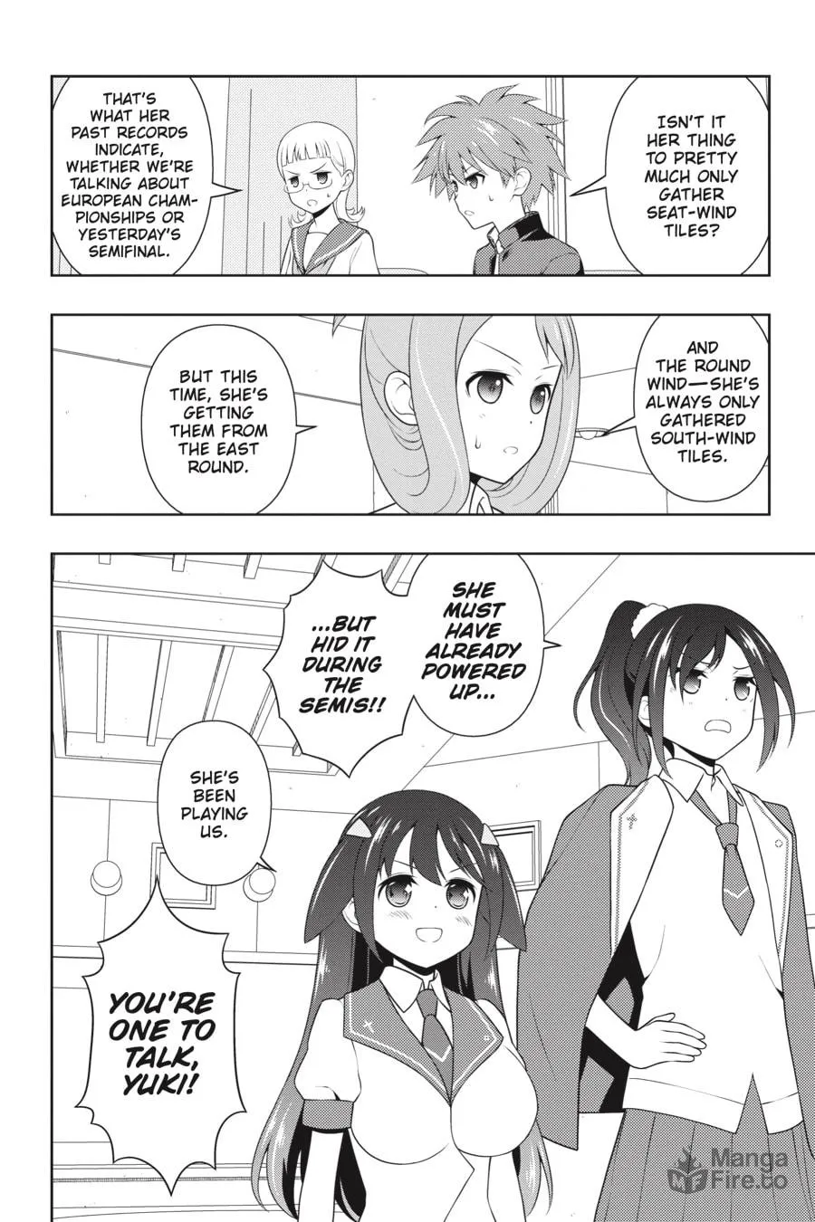 Saki Chapter 244 page 12 - 