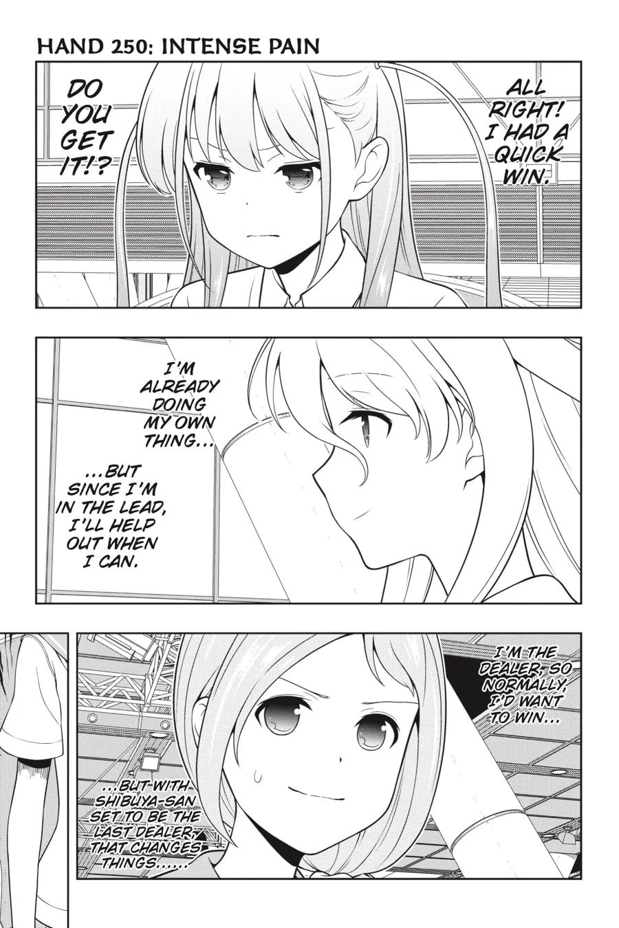 Saki Chapter 250 page 1 - 