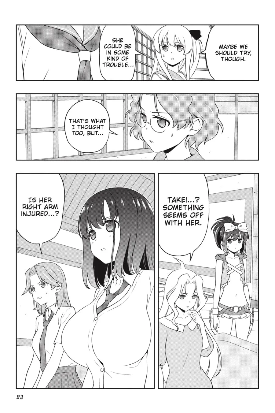 Saki Chapter 250 page 4 - 