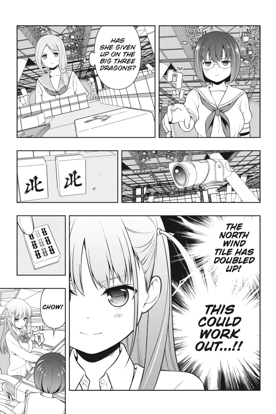Saki Chapter 254 page 8 - 