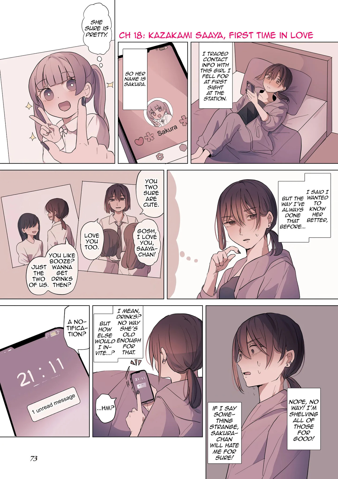 Sakura's World Chapter 18 page 1 - 