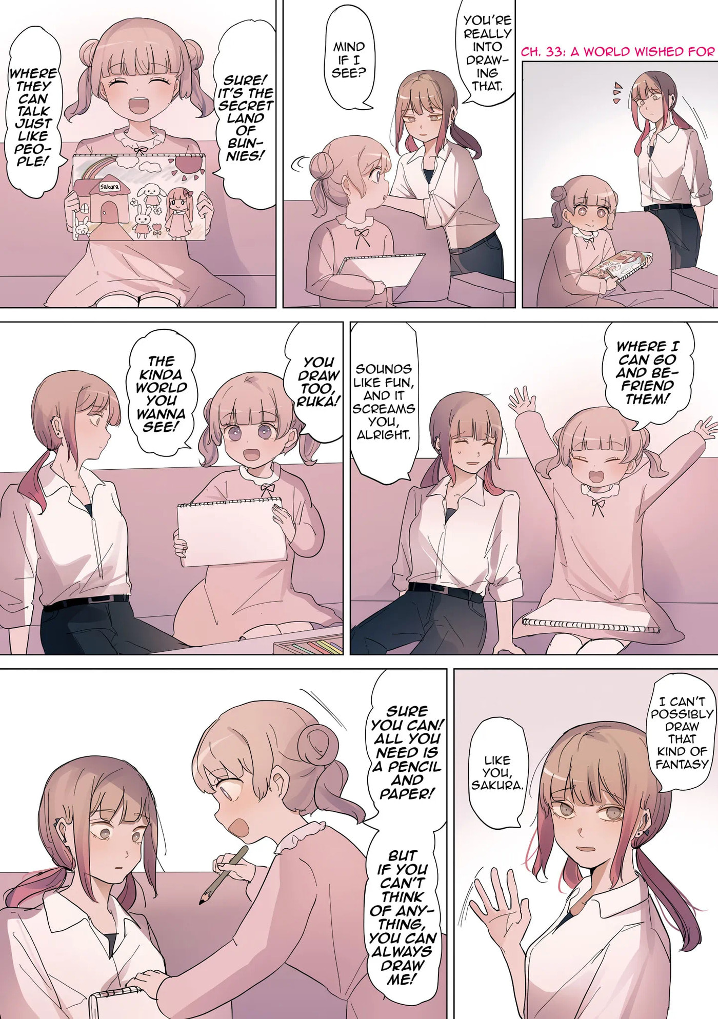 Sakura's World Chapter 33 page 1 - 