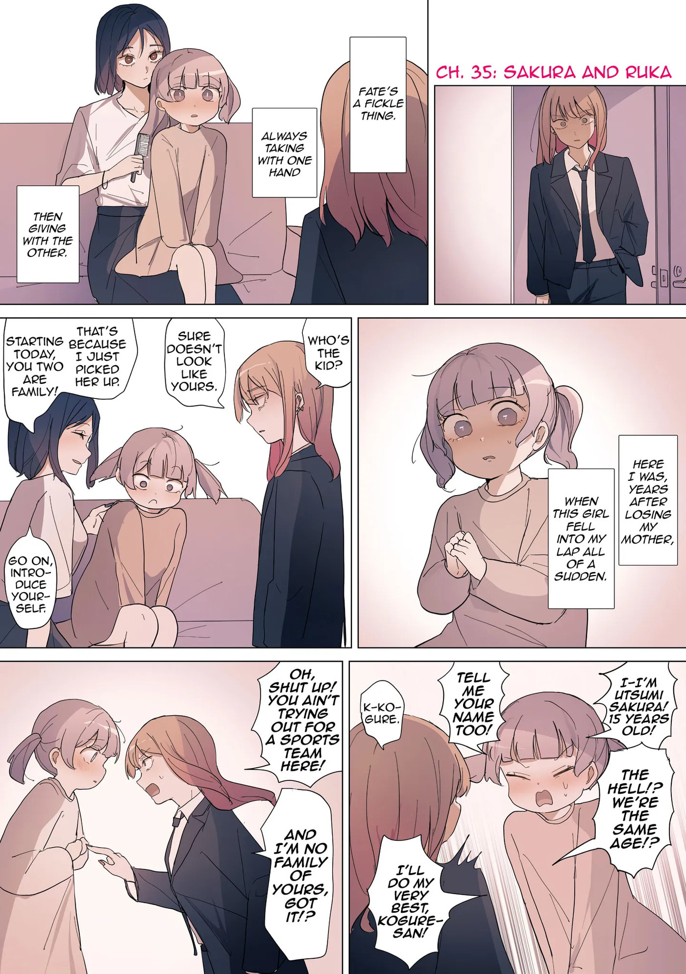 Sakura's World Chapter 35 page 1 - 