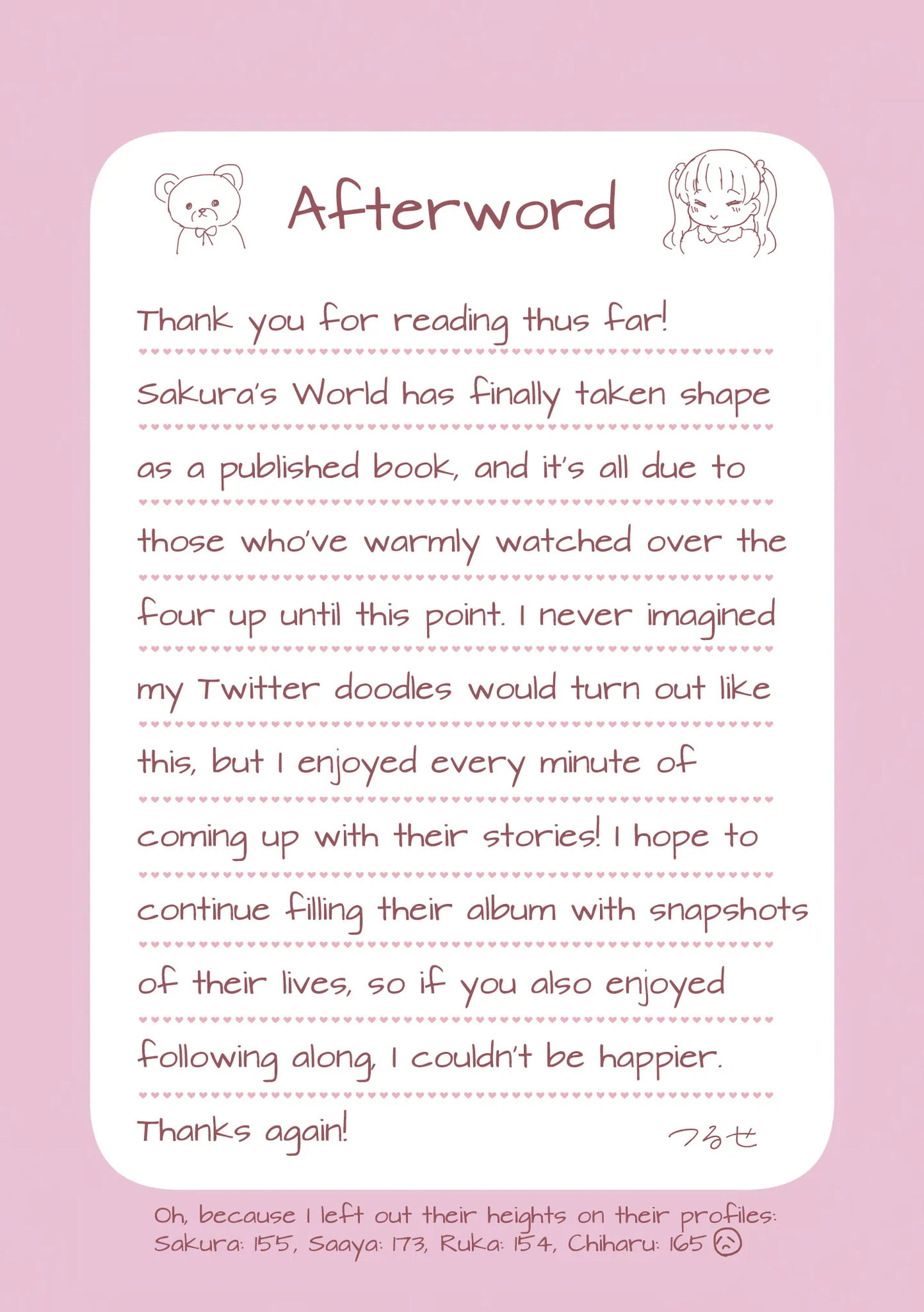 Sakura's World Chapter 36.5 page 8 - 