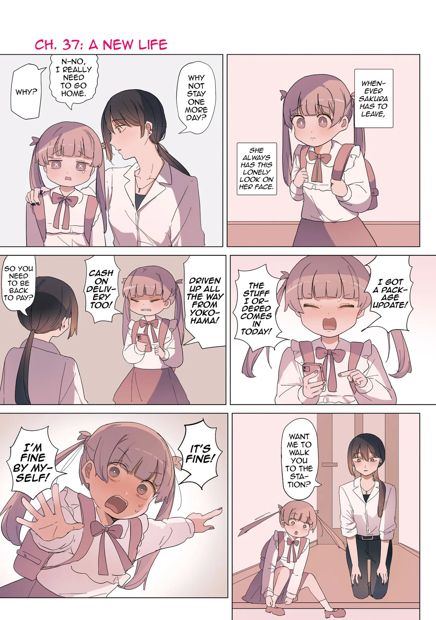 Sakura's World Chapter 37 page 1 - 