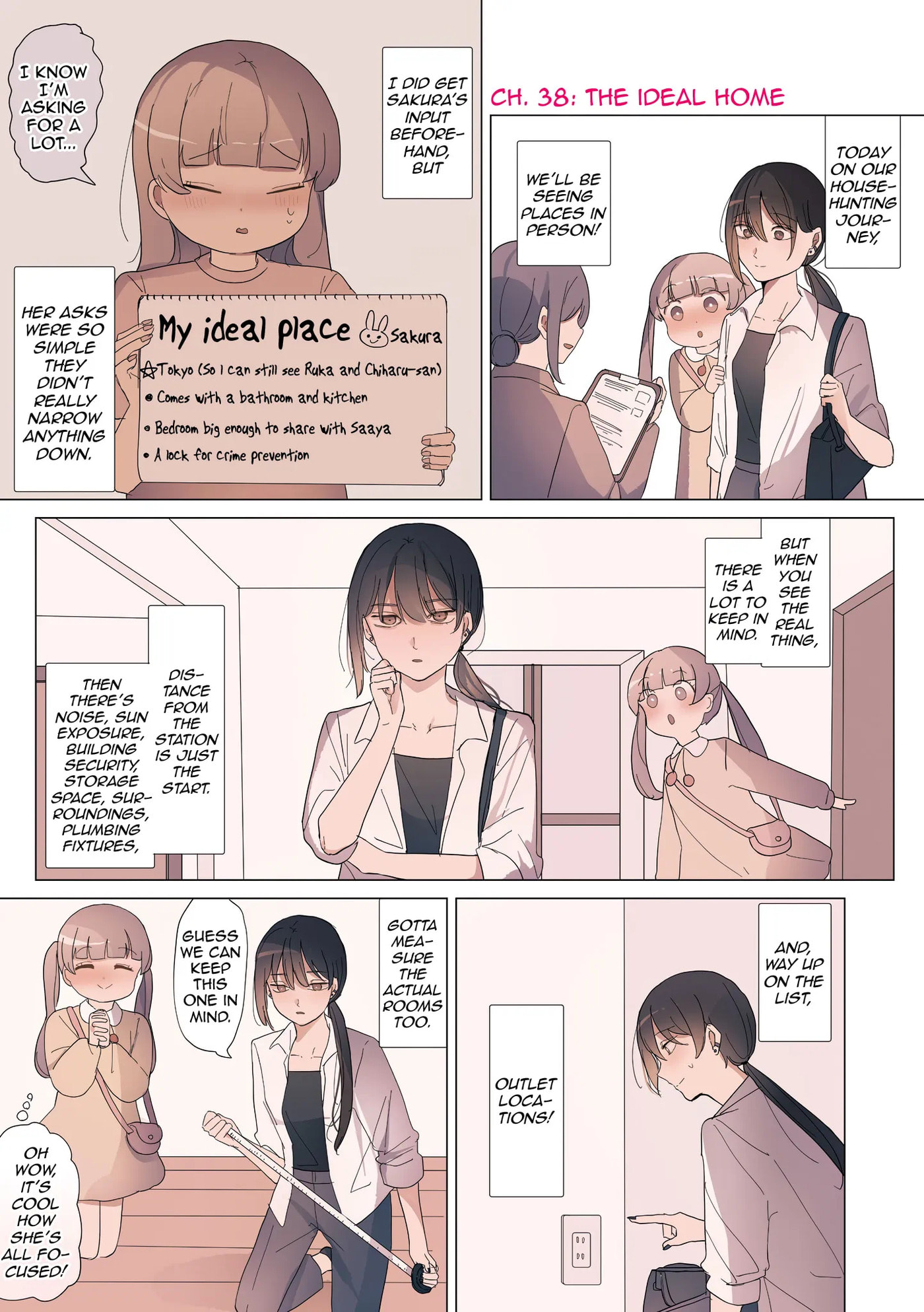 Sakura's World Chapter 38 page 1 - 
