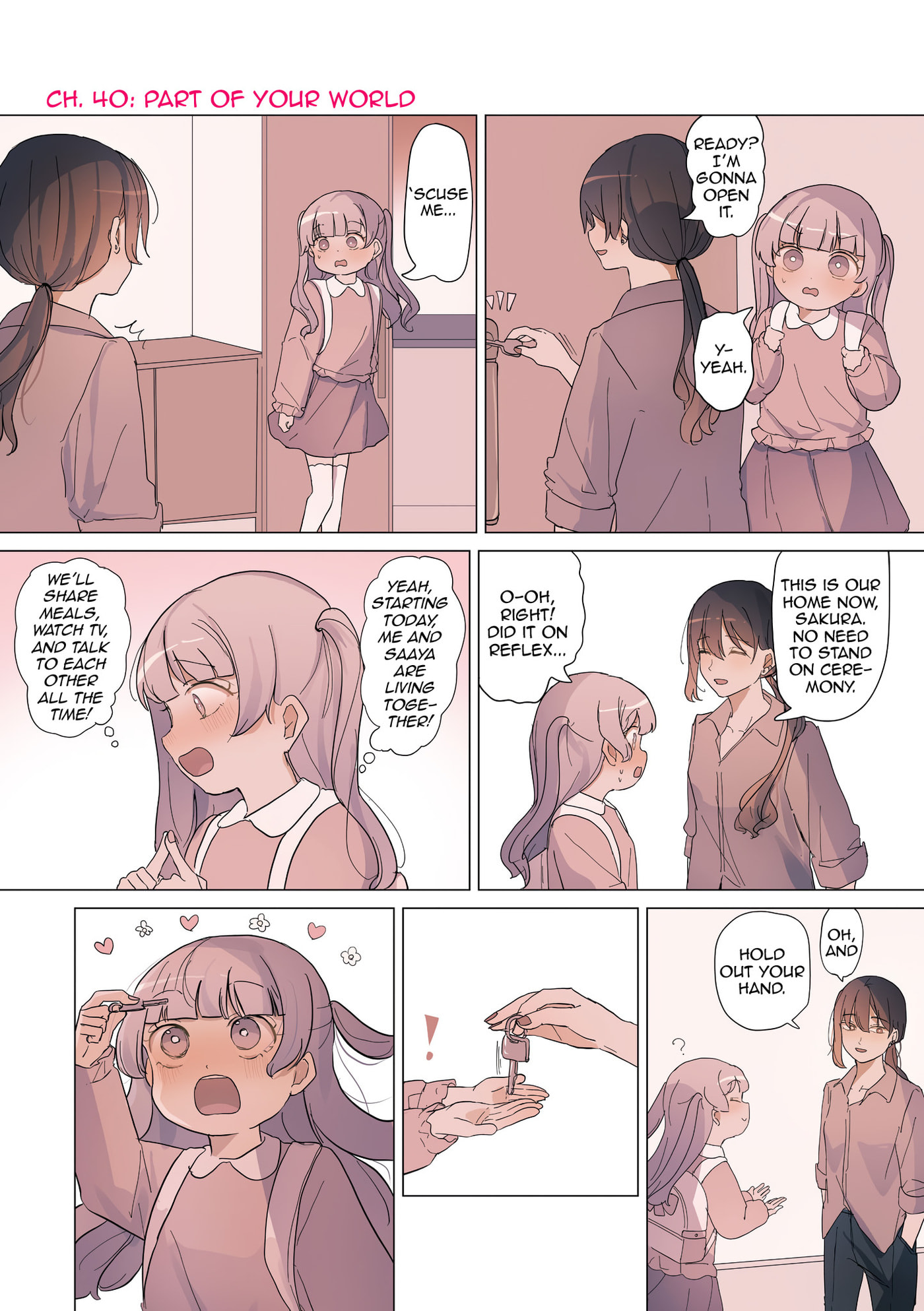 Sakura's World Chapter 40 page 1 - 