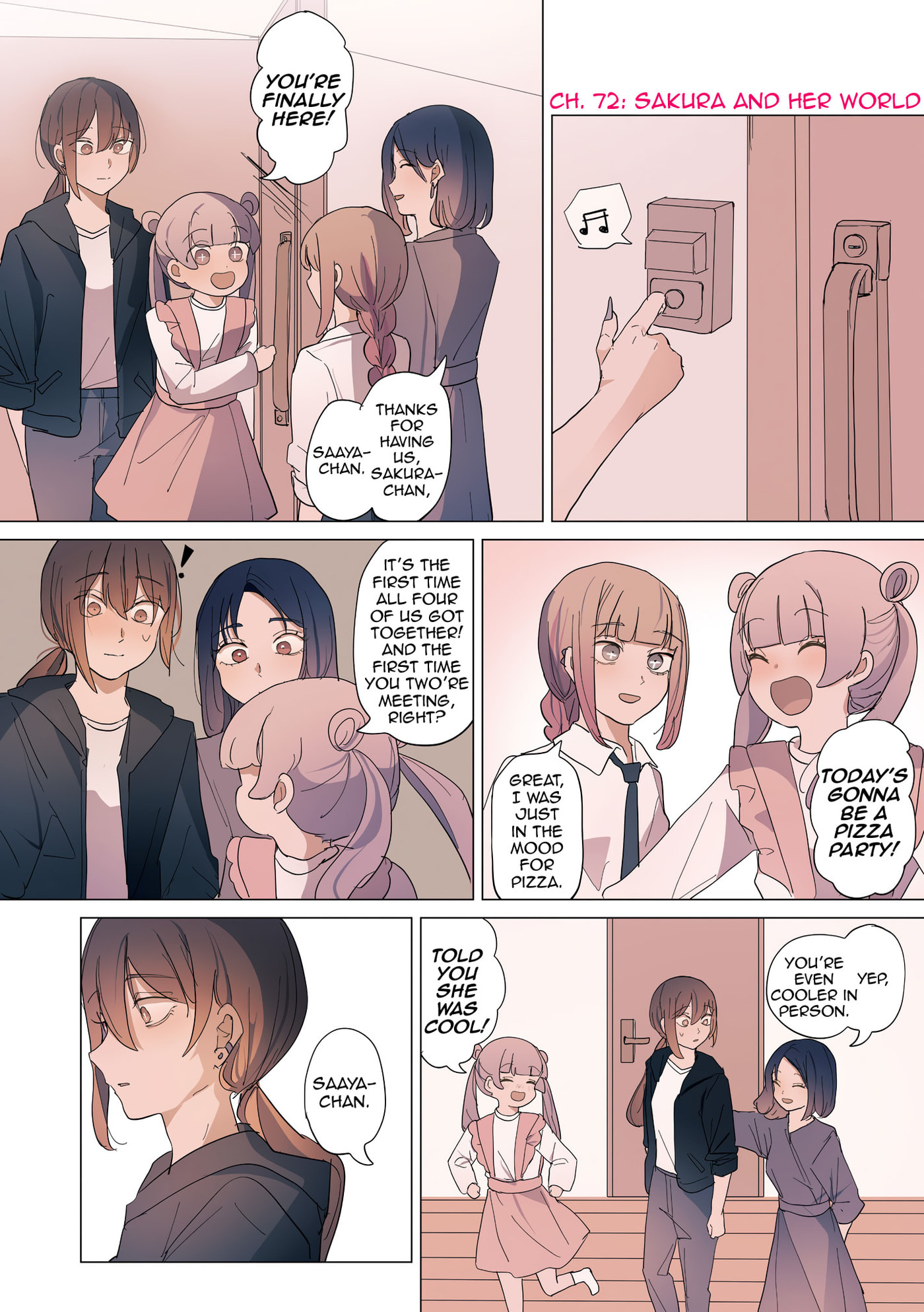 Sakura's World Chapter 72 page 1 - 