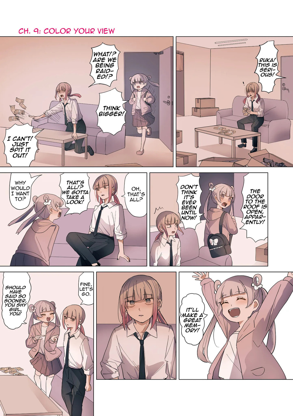 Sakura's World Chapter 9 page 1 - 