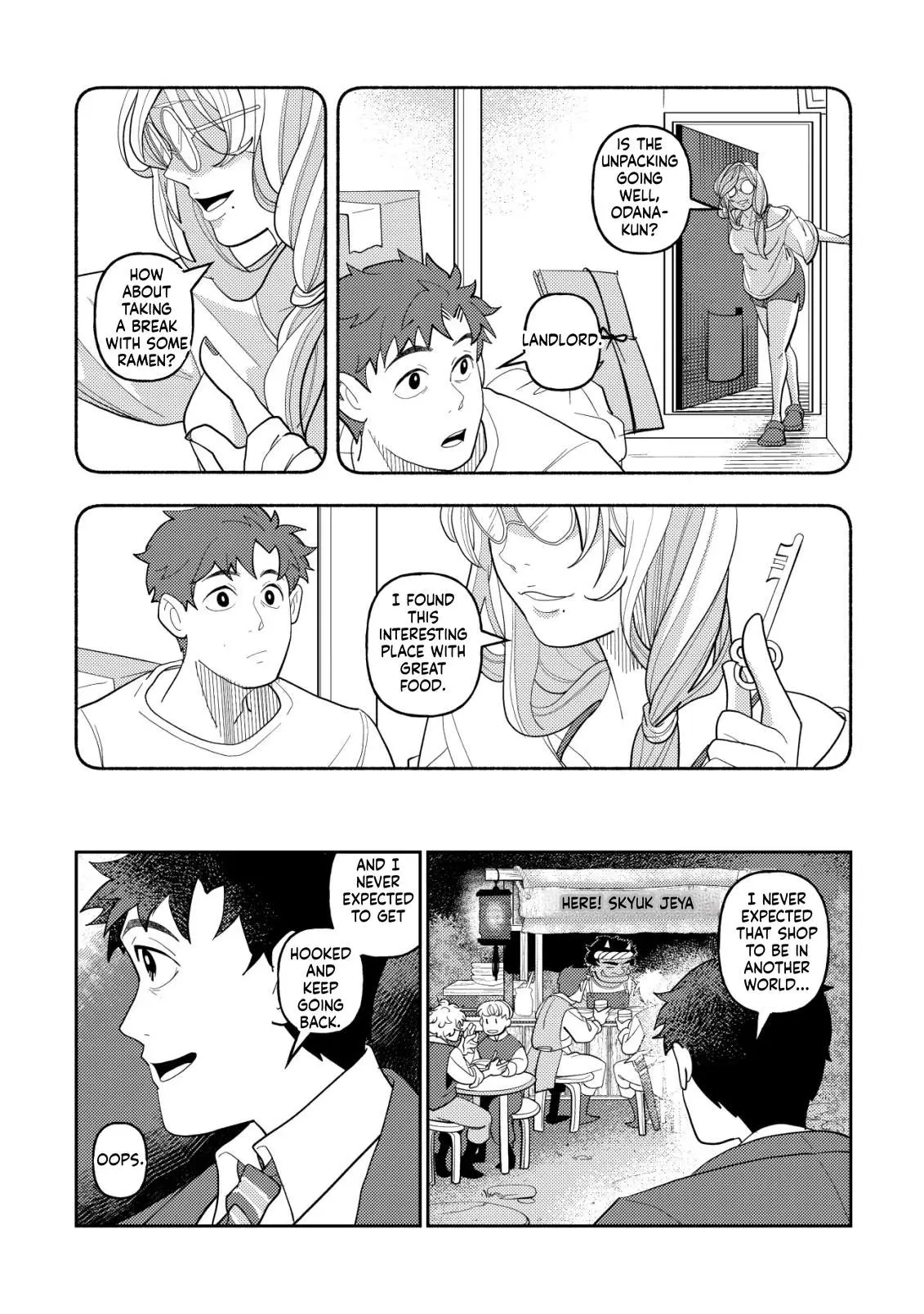 Salaryman Eats in Another World Chapter 1 page 6 - 