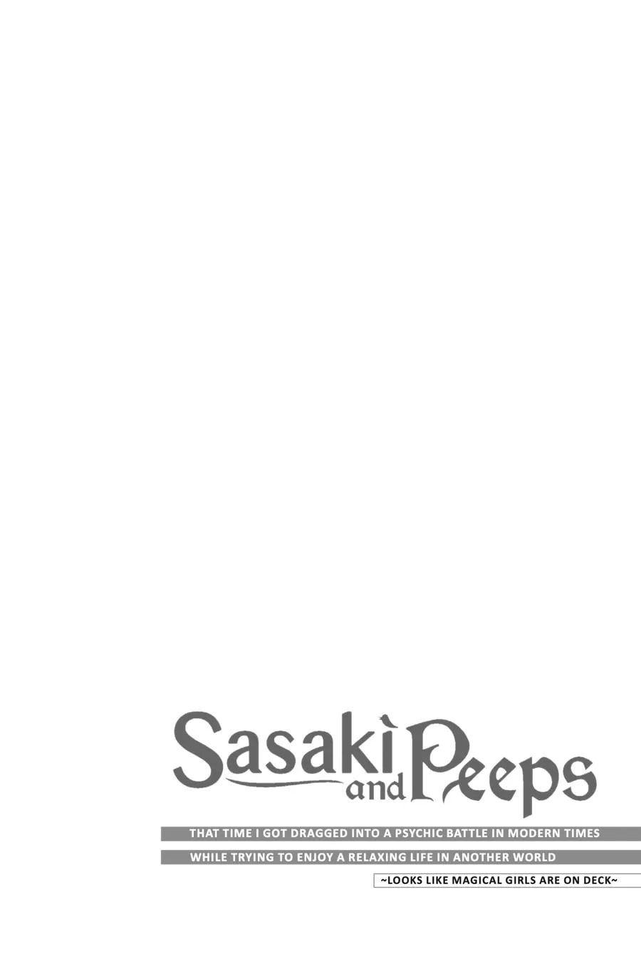 Sasaki and Peeps Chapter 7 page 32 - 