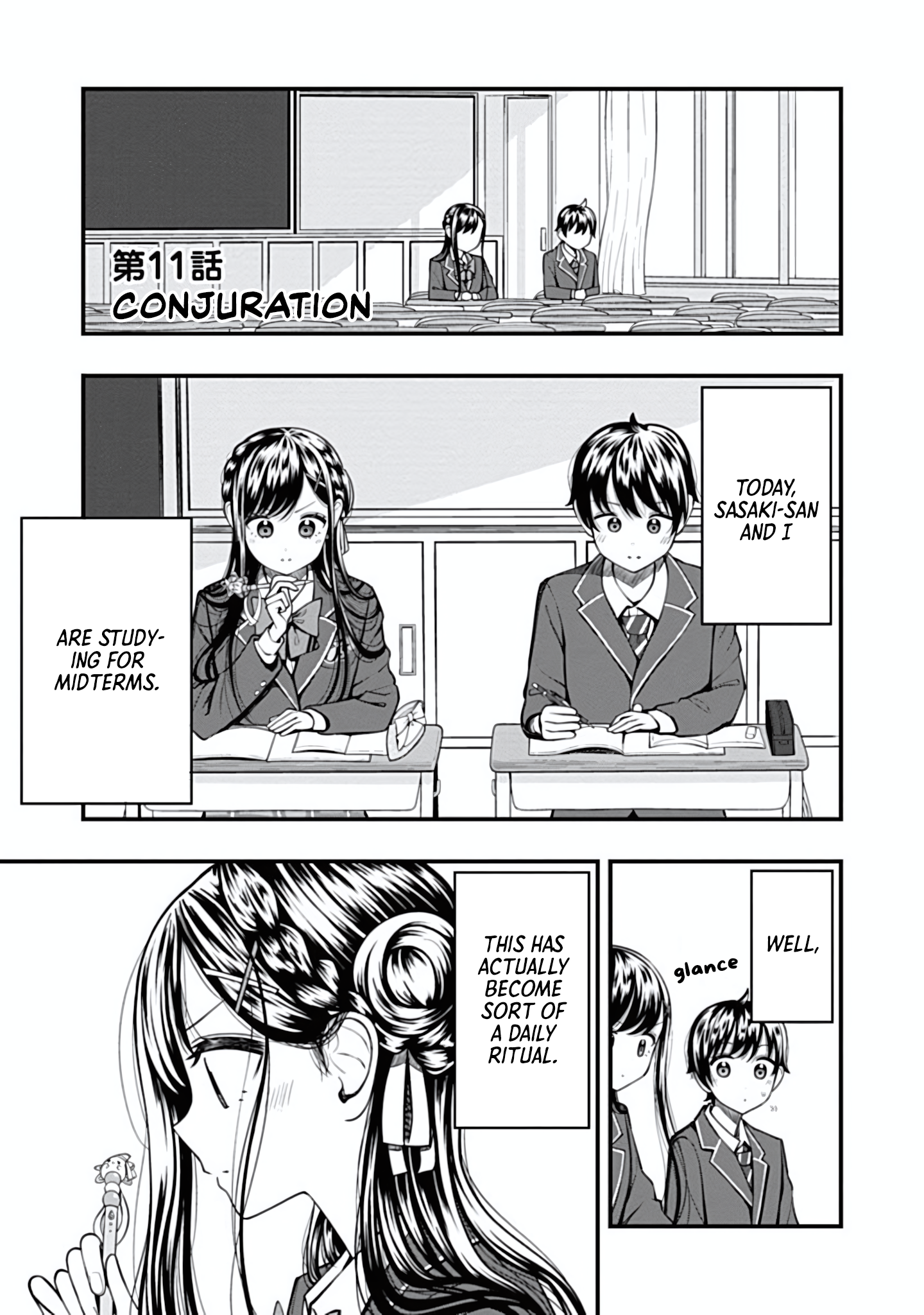 Sasaki-san wa Chotto Dake Sugoi. Chapter 11 page 1 - 