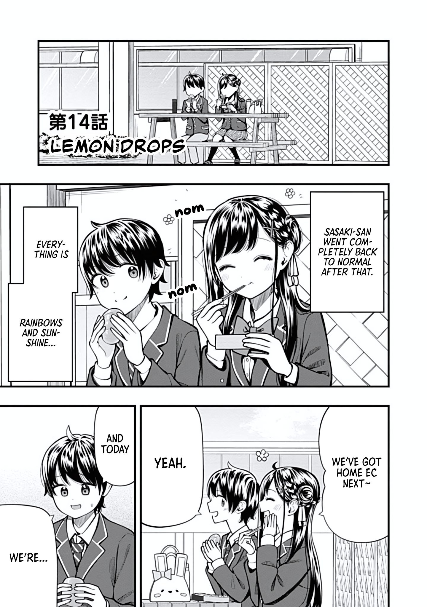 Sasaki-san wa Chotto Dake Sugoi. Chapter 14 page 1 - 