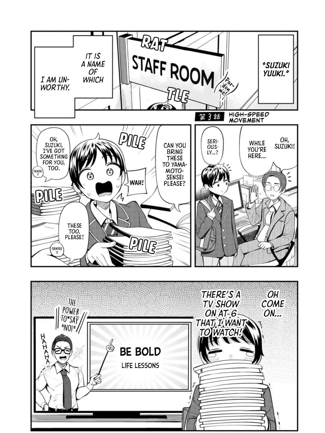 Sasaki-san wa Chotto Dake Sugoi. Chapter 3 page 1 - 