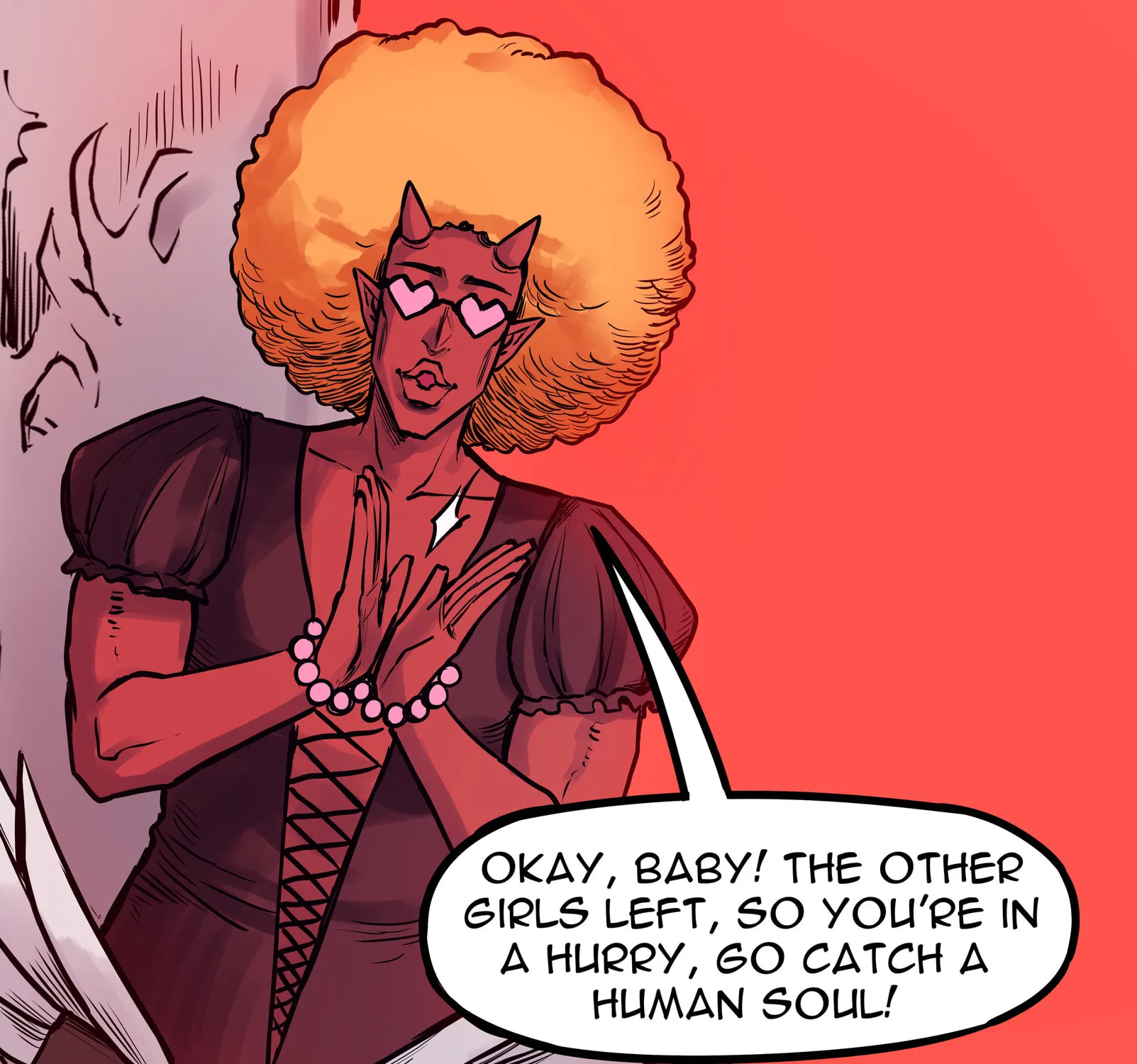Satan's Daughter is a Succubus (Colored) Chapter 2 page 3 - 