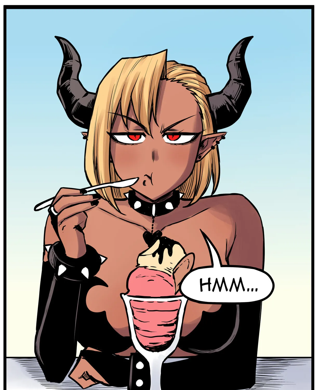 Satan's Daughter is a Succubus (Colored) Chapter 3 page 1 - 