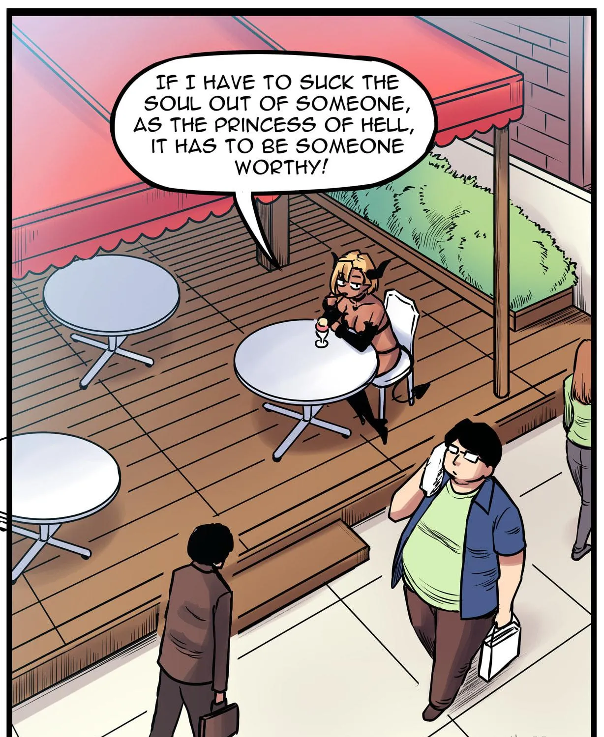 Satan's Daughter is a Succubus (Colored) Chapter 3 page 5 - 