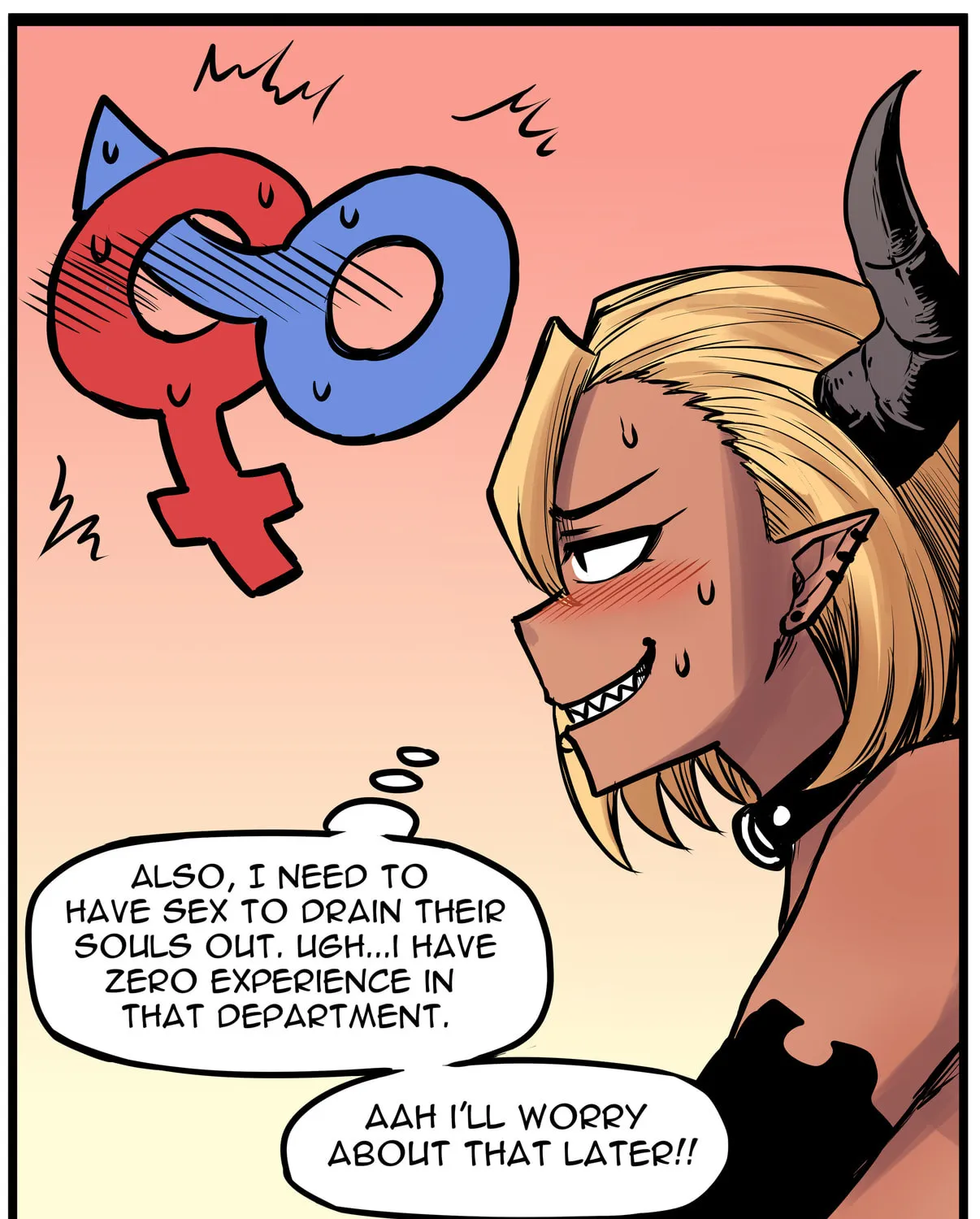 Satan's Daughter is a Succubus (Colored) Chapter 3 page 7 - 
