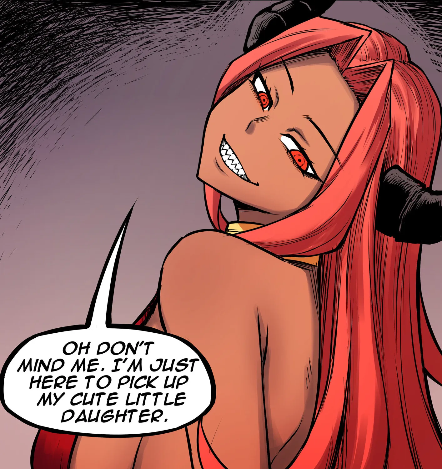 Satan's Daughter is a Succubus (Colored) Chapter 4 page 15 - 