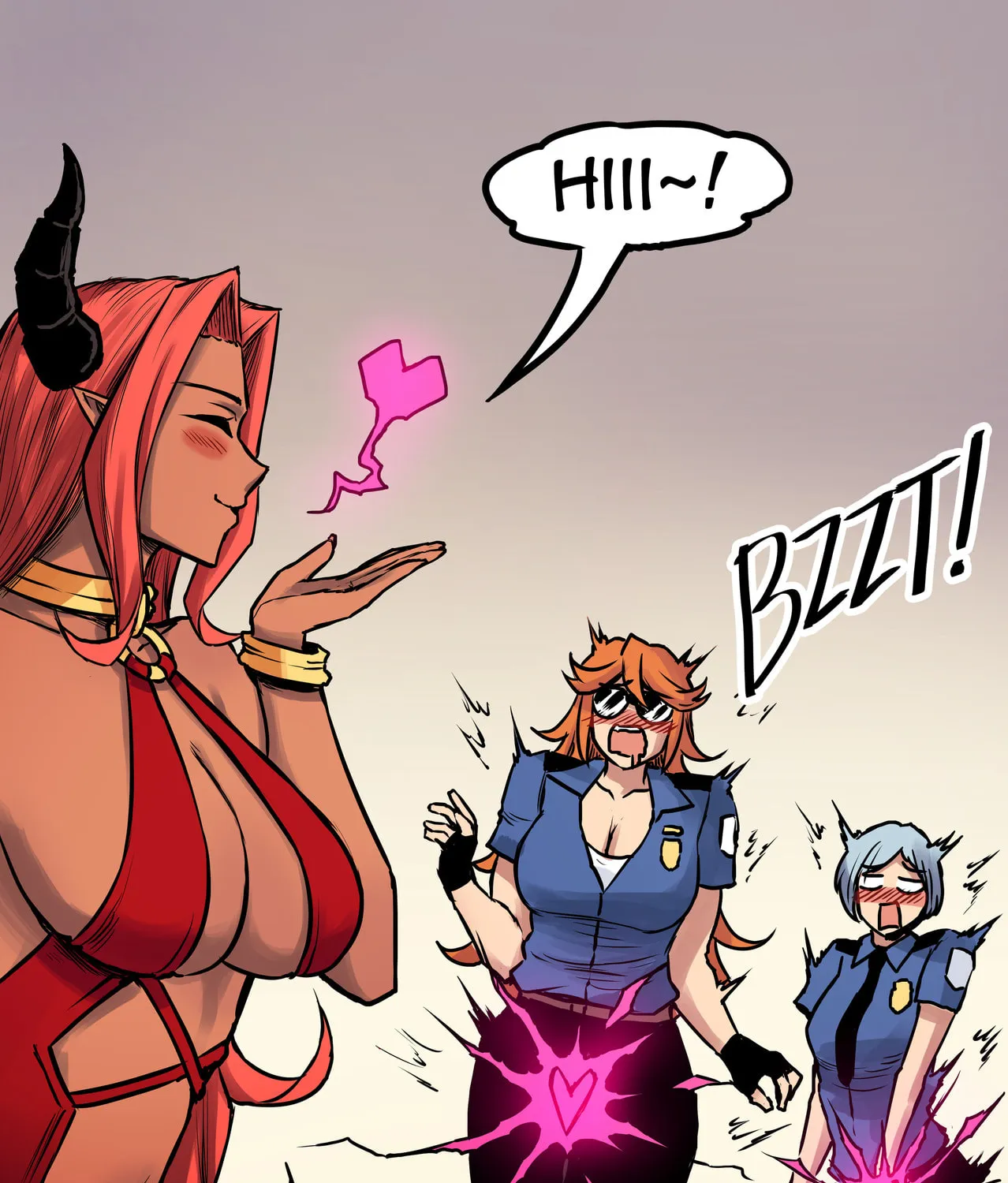 Satan's Daughter is a Succubus (Colored) Chapter 4 page 21 - 