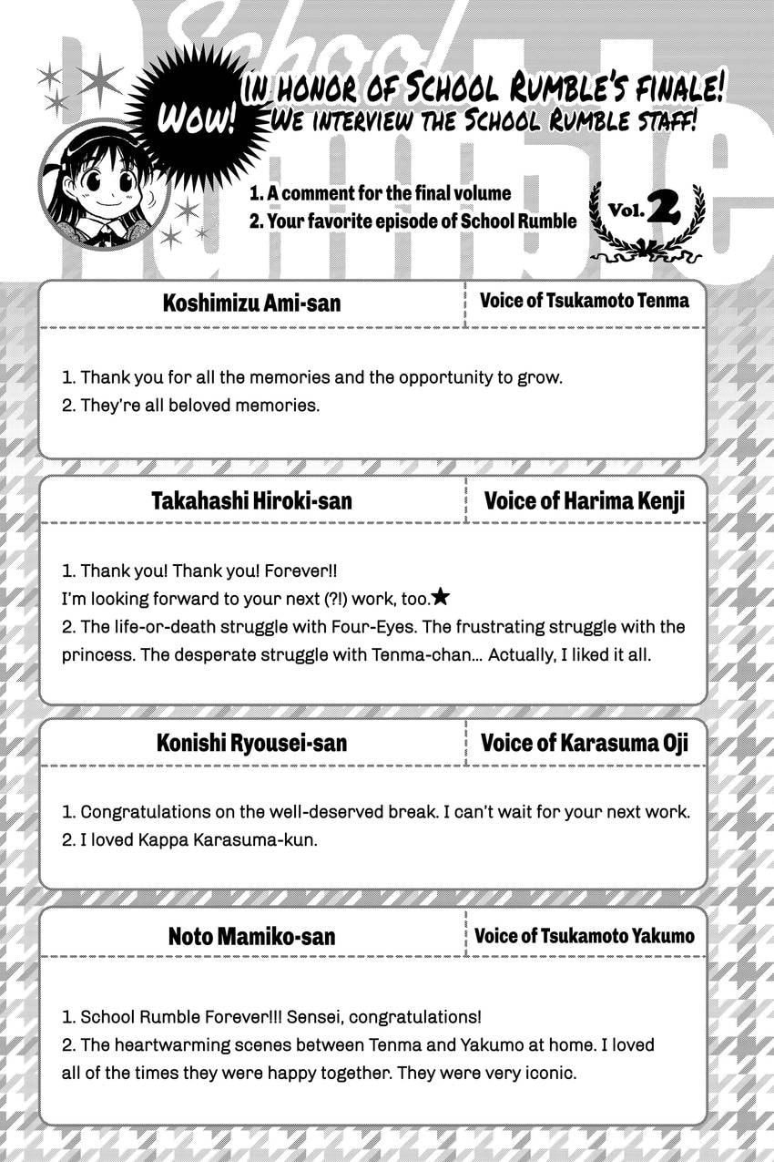 School Rumble Chapter 333 page 10 - 