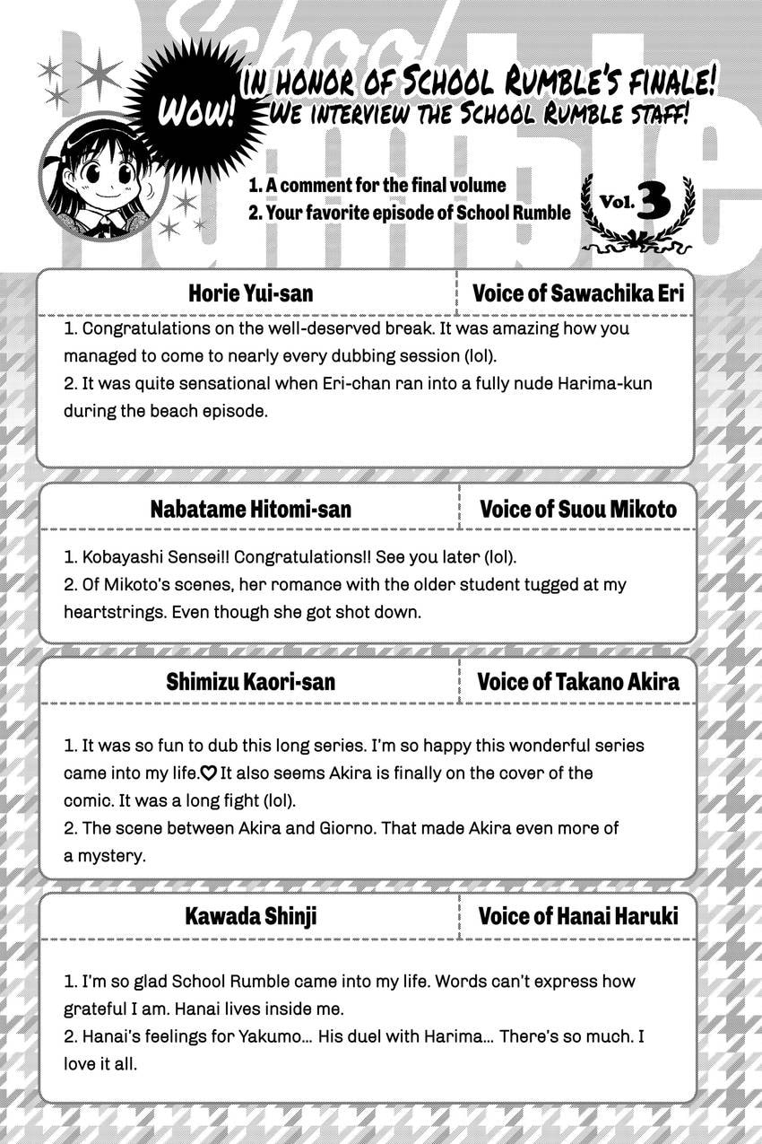 School Rumble Chapter 336 page 9 - 