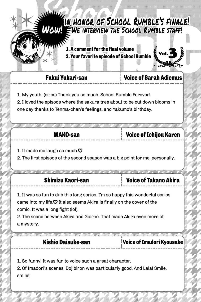 School Rumble Chapter 337 page 10 - 