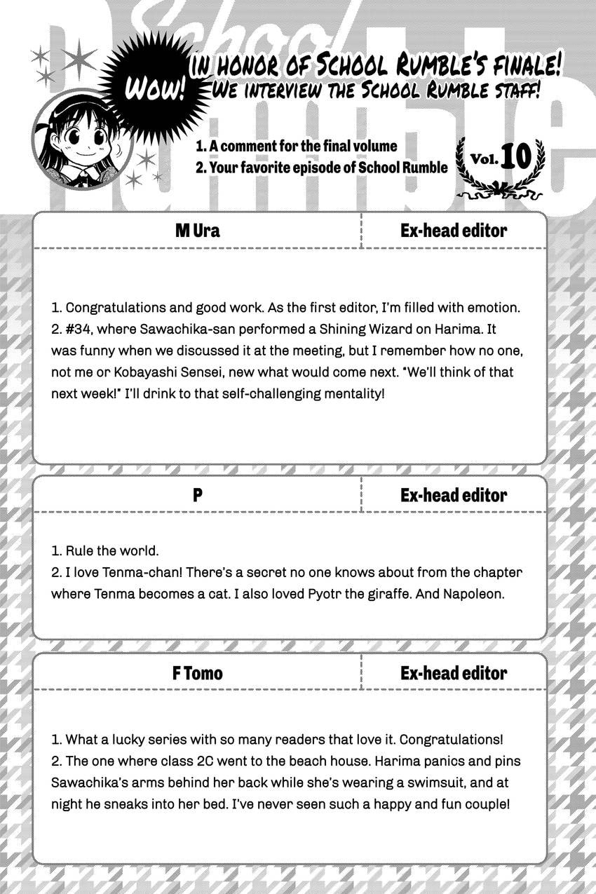 School Rumble Chapter 342 page 12 - 