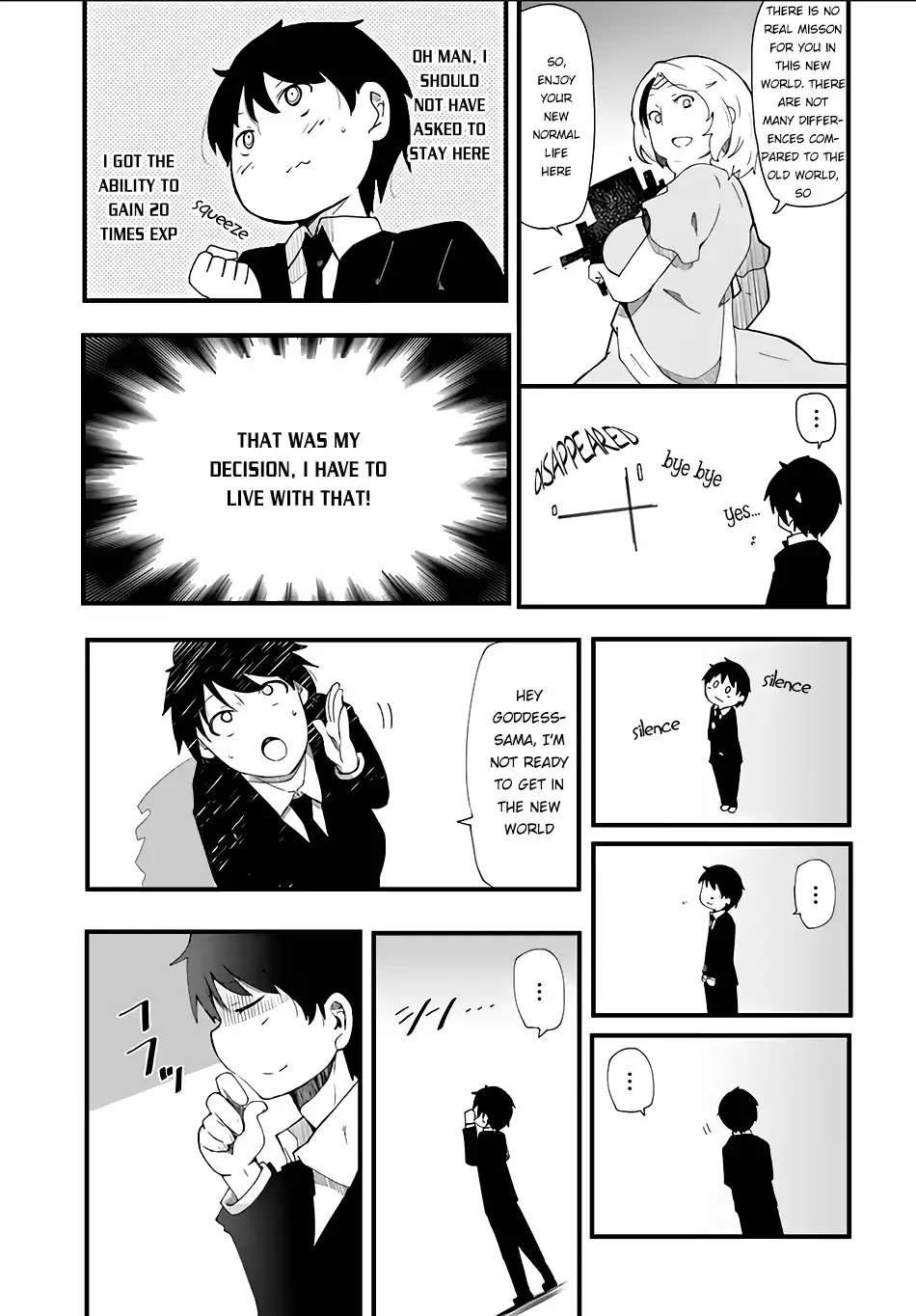 Seichou Cheat de Nandemo Dekiruyou ni Natta ga, Mushoku dake wa Yamerarenai you desu Chapter 1 page 13 - 