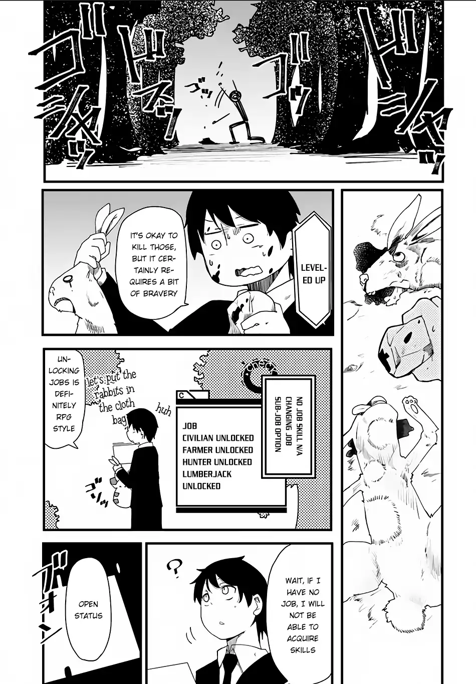 Seichou Cheat de Nandemo Dekiruyou ni Natta ga, Mushoku dake wa Yamerarenai you desu Chapter 1 page 25 - 